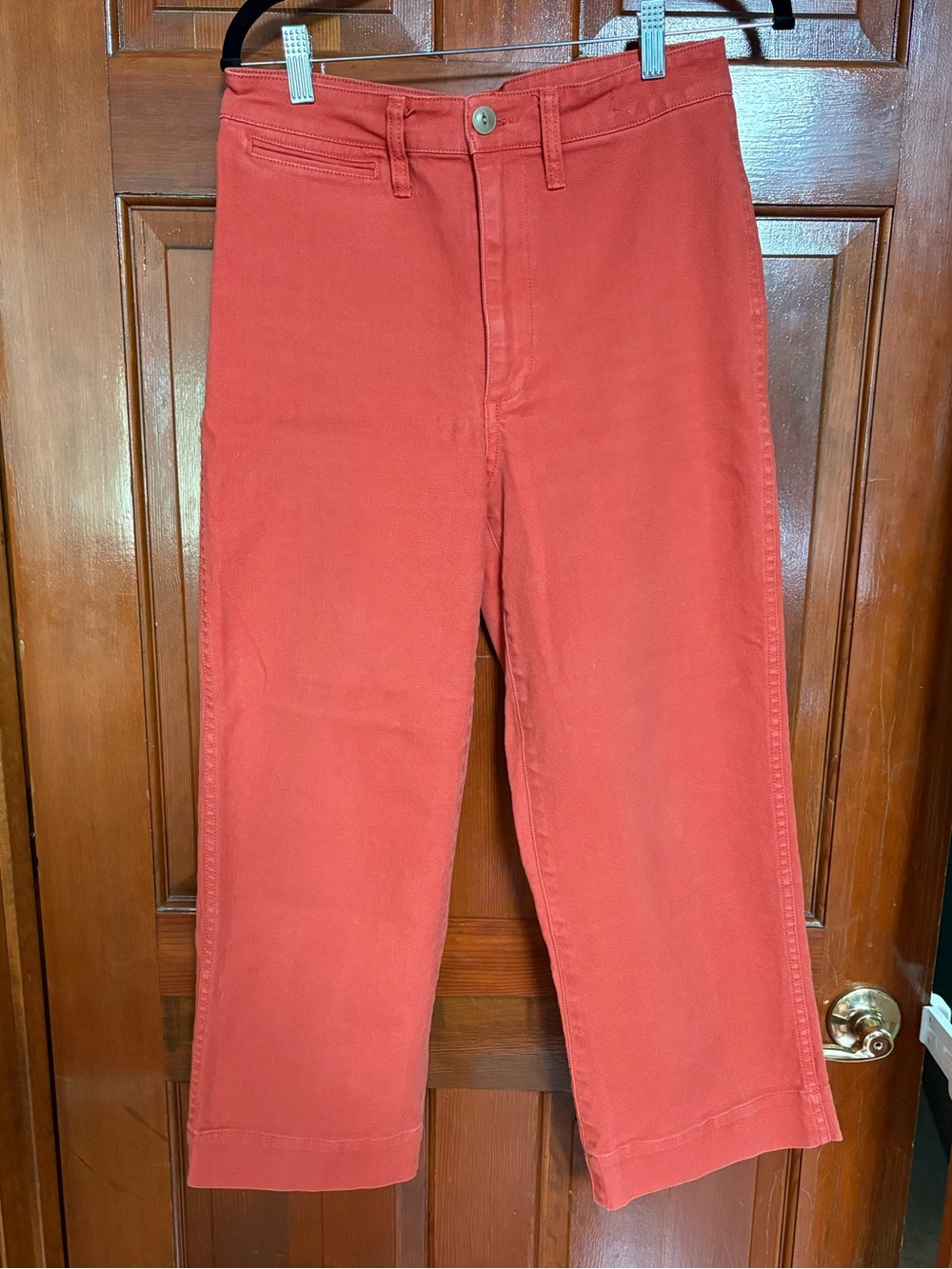 Emmett slim wide leg crop pants